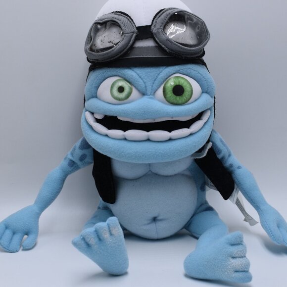 Image AKA Other - 2005 The Annoying Thing 9" Plush Crazy Frog Biker W/Sound - Tested Works